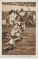 1928 Jeux Olympiques D'Amsterdam: Carte Officielle: Athlétisme: Départ D'une Série Du 100 M - Verano 1928: Amsterdam