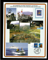 2001 BEL.MIL.CARD : De Legerpost En Onze Troepen In De Balkan / Les Postes Militaires Et Nos Troupes Dans Les Balkans - Gedenkdokumente