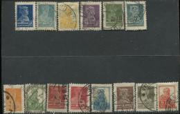 Soviet Union:Russia:USSR:Used Stamps Workers, Soldier, Scientist, 12/12, 1925 - Usati