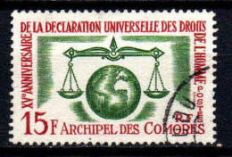 Archipel Des Comores  - 1963  - Droits De L' Homme -  N° 28   - Oblit - Used - Usati