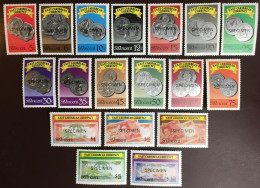 St Vincent 1987 East Caribbean Currency Definitives Set Specimen MNH - St.Vincent (1979-...)