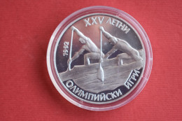 Coins Bulgaria 25 Leva Summer Olympics 1989  (1992) Canoe Kayak Proof KM# 189 - Bulgarie