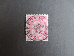 Nr 46 - Centrale  Stempel Somergem - Coba + 8 - 1884-1891 Léopold II