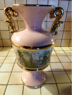 Vase Sur Pied Italien En Céramique Signé LE TORRI (maître Céramiste Italien) Vase Années Vintage - Vazen