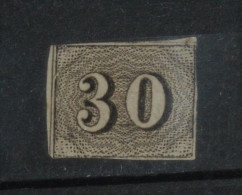 BRAZIL 1850, Figure, "Cat's Eye", Mi #13, MH - Ongebruikt