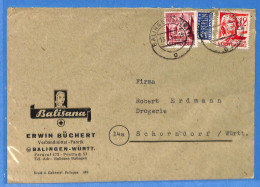 Allemagne Zone Française 1949 - Lettre De Balingen - G27543 - Sonstige & Ohne Zuordnung