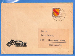 Allemagne Zone Française 1947 - Lettre De Reutlingen - G27532 - Autres & Non Classés