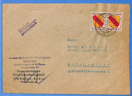 Allemagne Zone Française 1947 - Lettre De Baden-Baden - G27529 - Emissions Générales