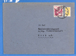 Allemagne Zone Française 1949 - Lettre De Tubingen - G27500 - Andere & Zonder Classificatie