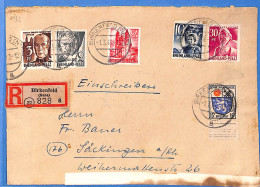 Allemagne Zone Française 1948 - Lettre Einschreiben De Birkenfeld - G27457 - Autres & Non Classés