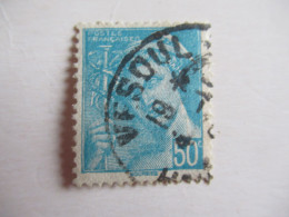 Cachet Sur 50c  Mercure Vesoul - 1938-42 Mercurio