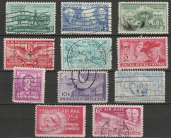 USA 1949 Jahrgang  Mi-Nr.594 - 604 O Gestempelt Komplett ( D 1451) Günstige Versandkosten - Used Stamps