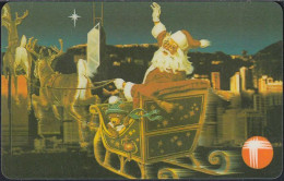 Hongkong - PCCW-HKT - C&W-COM06A - Christmas 92 - Santa Claus - Hong Kong