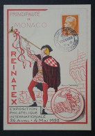 Monaco,  Timbre Numéro 366 Sur Carte REINATEX. - Storia Postale