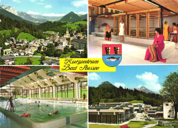 AUSSERLAND, STYRIA, BAD AUSSEE, MULTIPLE VIEWS, ARCHITECTURE, POOL, SPA, EMBLEM, AUSTRIA, POSTCARD - Ausserland