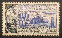 Afrique Occidentale Française 1954, 15 Fr, 10e Anniversaire De La Libération, Oblitéré - Gebruikt