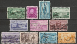 USA 1950 Jahrgang  Mi-Nr.605 - 615 O Gestempelt Komplett ( D 1585) Günstige Versandkosten - Used Stamps