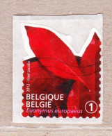 2012 Nr 4276 Gestempeld Op Fragment,zegel Uit Boekje B132.Boomblad / Feuille D'arbre. - Usados