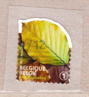 2012 Nr 4274 Gestempeld Op Fragment,zegel Uit Boekje B132.Boomblad / Feuille D'arbre. - Usados