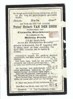 DP  Pieter Hubert VAN DEN ENDE   Geb.Kessenich 1837  Gestorven   1925 - Religion & Esotérisme