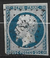 FRANCE 10 Oblitéré Côte 45 € ( Gros Chiffres ROGNAC ) - 1852 Luis-Napoléon