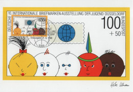 Germany Deutschland 1990 Maximum Card, 10. Internationale Briefmarken-Ausstellung Der Jugend Dusseldorf, Bonn - 1981-2000