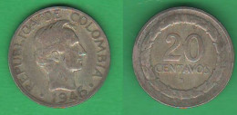 Colombia 20 Centavos 1946 America South - Colombia