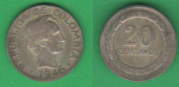 Colombia 20 Centavos 1946 America South - Kolumbien