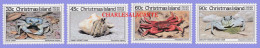 CHRISTMAS ISLAND 1985  CRABS 2  SG 199-202  U.M. - Christmas Island