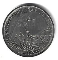 Germany  5  Mark 1984 D  Km 160   Unc - 5 Mark