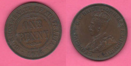 Australia 1 One Penny 1916 King Georgius V° Bronze Coin - Penny