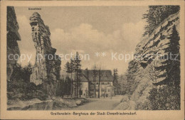42324240 Ehrenfriedersdorf Erzgebirge Greifenstein Berghaus Kreuzfelsen Felsform - Ehrenfriedersdorf