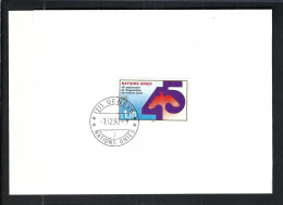 NATIONS UNIES GENEVE Ca.1990: Encart Philatélique - Storia Postale