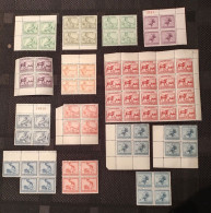 Congo Belge - 118/131 - Blocs De 4 (+ Un De 5 Et Un De 20) - Vloors - 1925 - MNH & MH - Unused Stamps