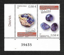 TAAF 2024 - Yv N° 1070 & 1071 ** - Diptyque - Sodalite - Ungebraucht