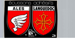 Ecussons Adhésif - Ales - Languedoc (postcard Stickers) - Languedoc-Roussillon