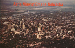 11491393 Omaha_Nebraska Aerial View Missouri River Aksarben Bridge - Autres & Non Classés
