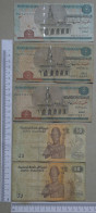 EGIPT  - LOT - 5 BANKNOTES - 2 SCANS  - (Nº57847) - Egypte