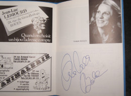 4 Autographes Artistes Lyrique Programme Théatre De Rouen Saison 1983-84 - Sänger Und Musiker
