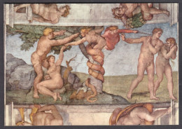 127886/ CITTÀ DEL VATICANO, Cappella Sistina, Volta, *Peccato Originale* (Michelangelo) - Vatican