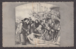 104018/ ROOSBEEK, Zandtapijt Gemaakt Door Wwe Van Schuerbeek & Zoon, *Begraving Van Jezus-Christus* - Boutersem