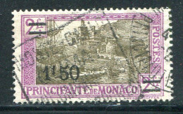 MONACO- Y&T N°110- Oblitéré - Gebraucht