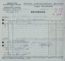 Luxembourg - Luxemburg - FACTURE  1946  - ABTEILUNG LANDWIRTSCHAFTLICHER MASCHINEN , ETTELBRUCK - Luxembourg