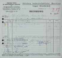 Luxembourg - Luxemburg - FACTURE  1946  - ABTEILUNG LANDWIRTSCHAFTLICHER MASCHINEN , ETTELBRUCK - Lussemburgo