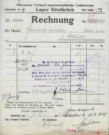 Luxembourg - Luxemburg - FACTURE  1938  - ABTEILUNG LANDWIRTSCHAFTLICHER MASCHINEN , ETTELBRUCK - Luxemburgo