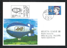 SUISSE 1990: LSC Ill. De Genève à Genève - Covers & Documents