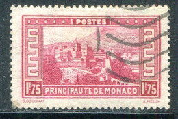 MONACO- Y&T N°128- Oblitéré - Gebraucht