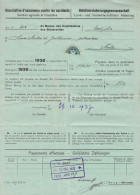 Luxembourg - Luxemburg - FACTURE  1937  ASSOCIATION D'ASSURANCE CONTRE LES ACCIDENTS - Lussemburgo