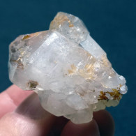 #P21 RARE Splendide Groupe QUARTZ Cristaux Maclés (Martigny, Valais, Suisse) - Mineralien