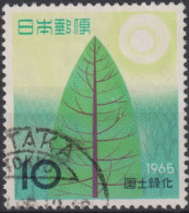 1965 Japan-Nippon ° Mi:JP 887, Sn:JP 839, Yt:JP 801, Reforestation, National Afforestation Campaign - Gebruikt